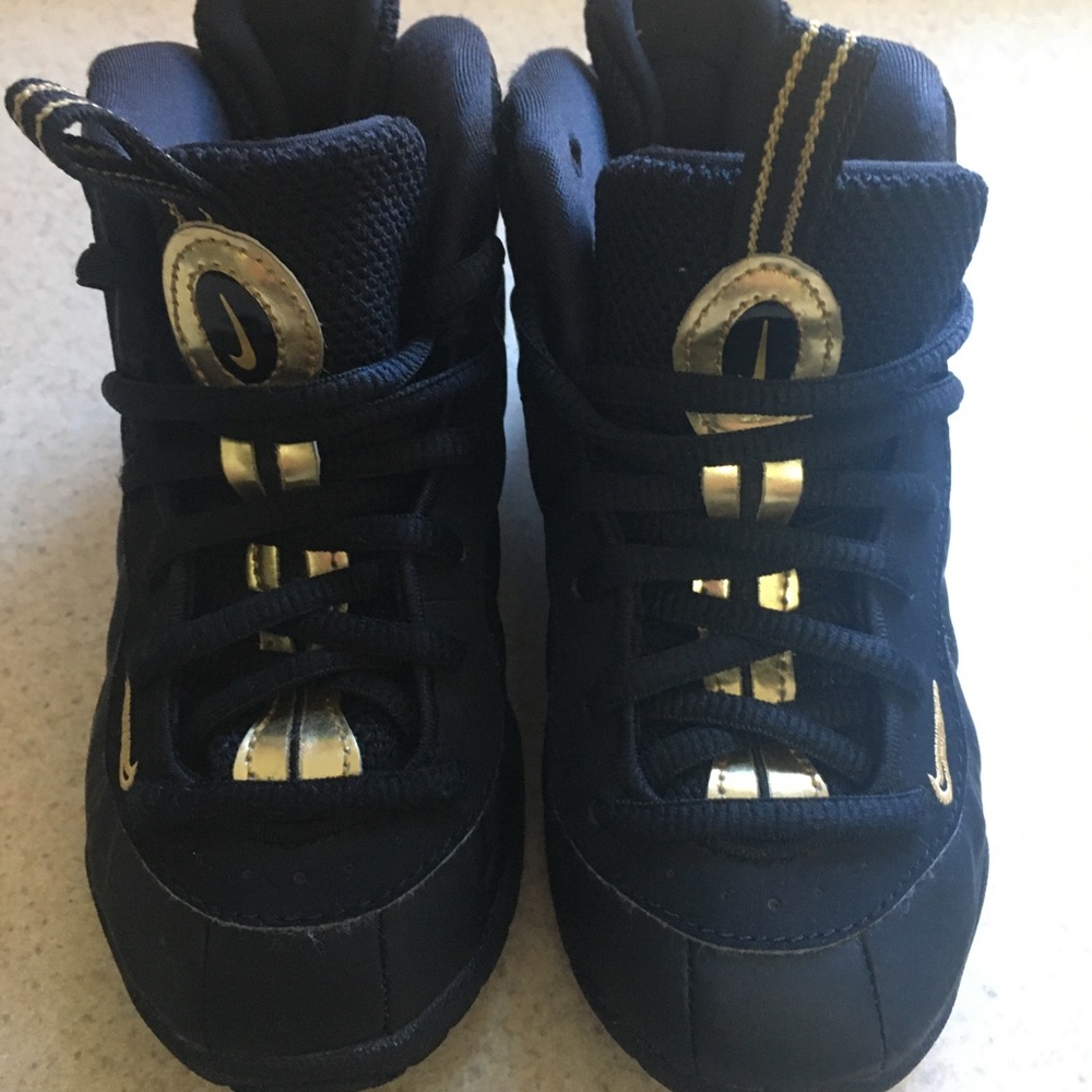 Nike Air Foamposite Pro Black Mettalic Gold